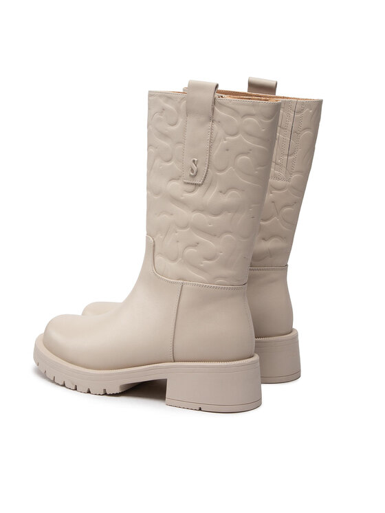 Simple Simple Botki SL-26-02-000036 Beżowy