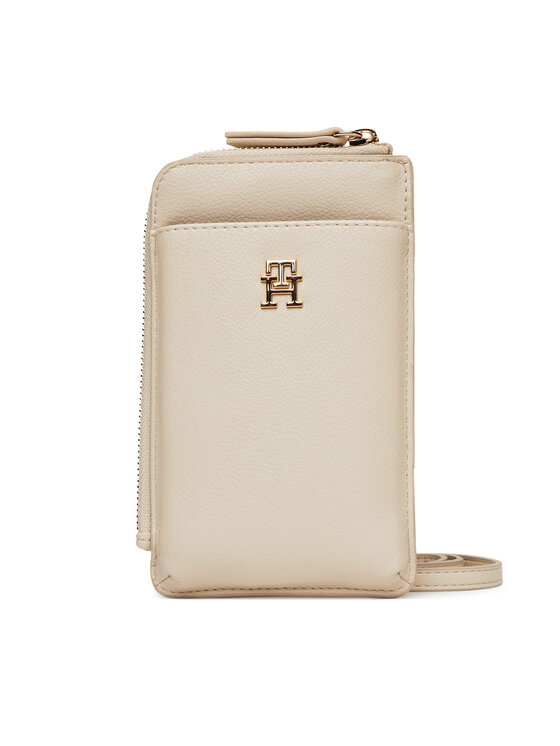 Tommy Hilfiger Tommy Hilfiger Чантичка за телефон AW0AW17512 Екрю