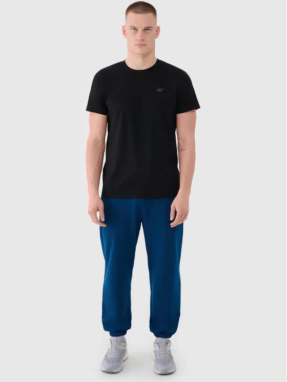 4F 4F Spodnie dresowe 4FWMM00TTROM1139-46S Zielony Regular Fit
