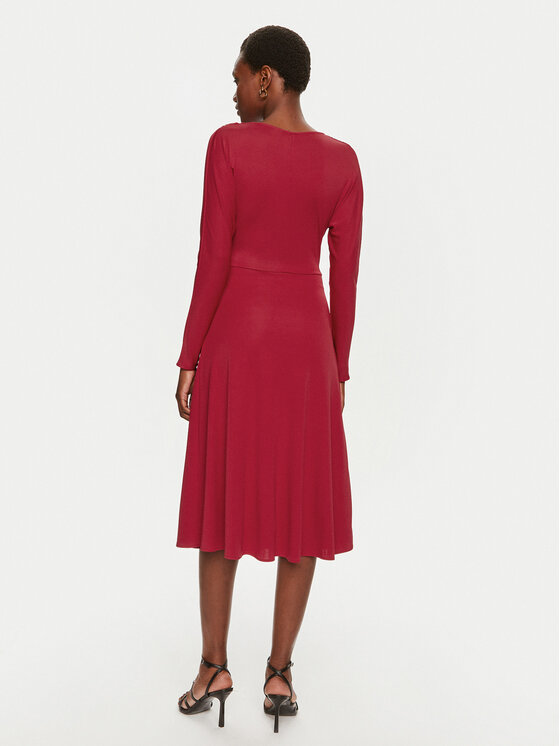 BOSS Boss Kokteilinė suknelė Ettita 50523130 Raudona Slim Fit