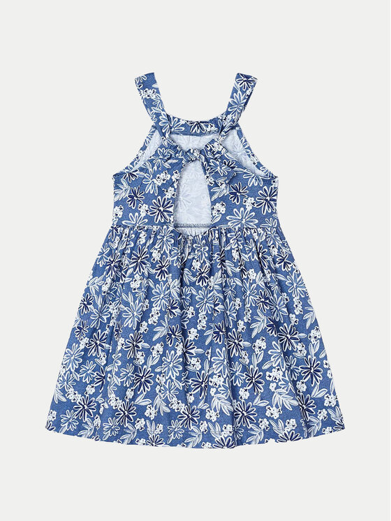 Mayoral Mayoral Sukienka letnia 3945 Niebieski Regular Fit