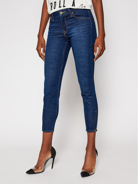 Lee Lee Teksad Scarlett Cropped L30CPQAN 112106378 Tumesinine Skinny Fit