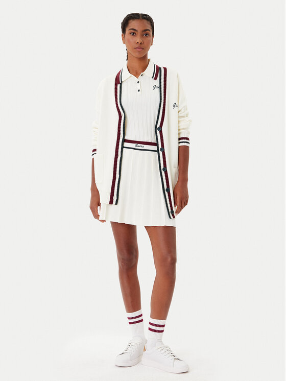 Guess Guess Cardigan V5BR00 Z1152 Bianco Regular Fit