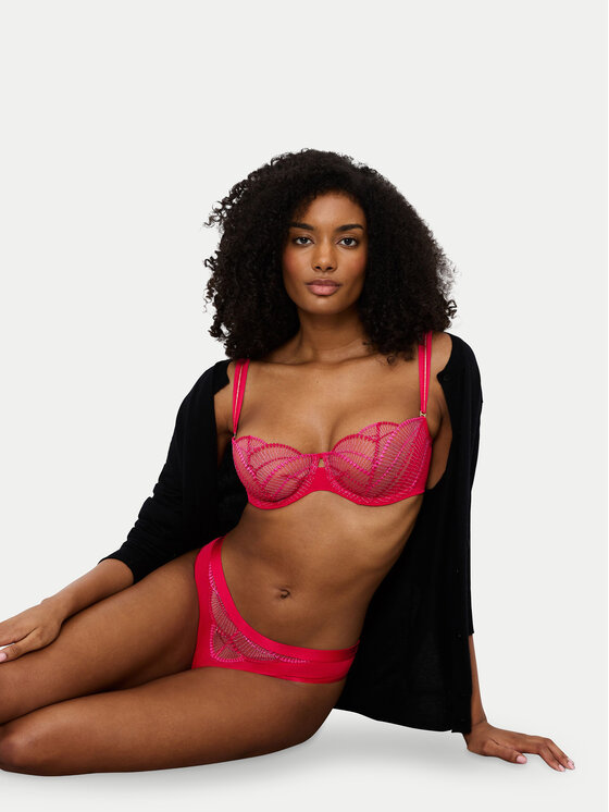 Triumph Triumph Pusiau dengta (balcony bra) liemenėlė Palina Sea Full Of Stars 10222536 Raudona