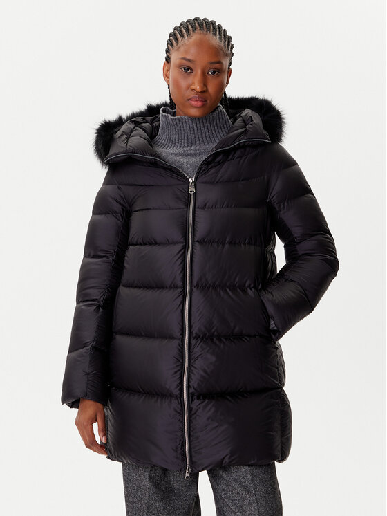 Hetregó Hetregó Pūkinė striukė Hanna 8P602F 25WD02 Juoda Regular Fit