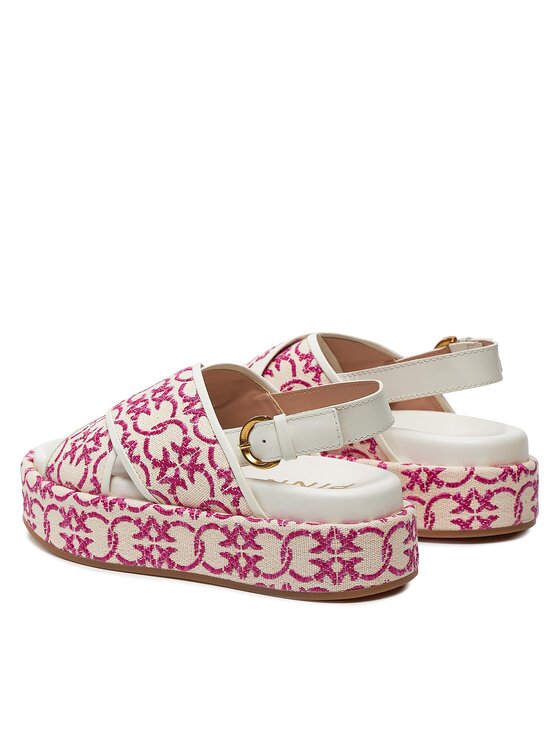 PINKO Pinko Sandály Flores 07 SD0061 T006 Écru