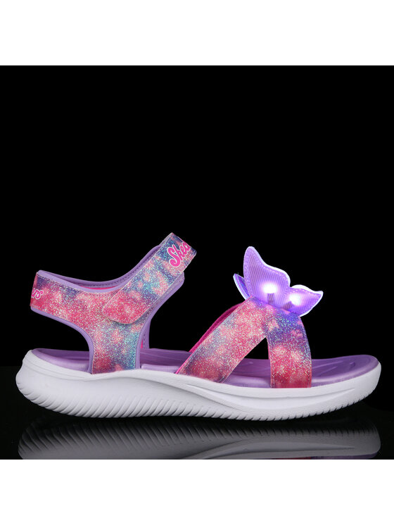 Skechers Skechers Sandały Jumpsters Sandal-Butterfly Brites 303109L/LVMT Fioletowy