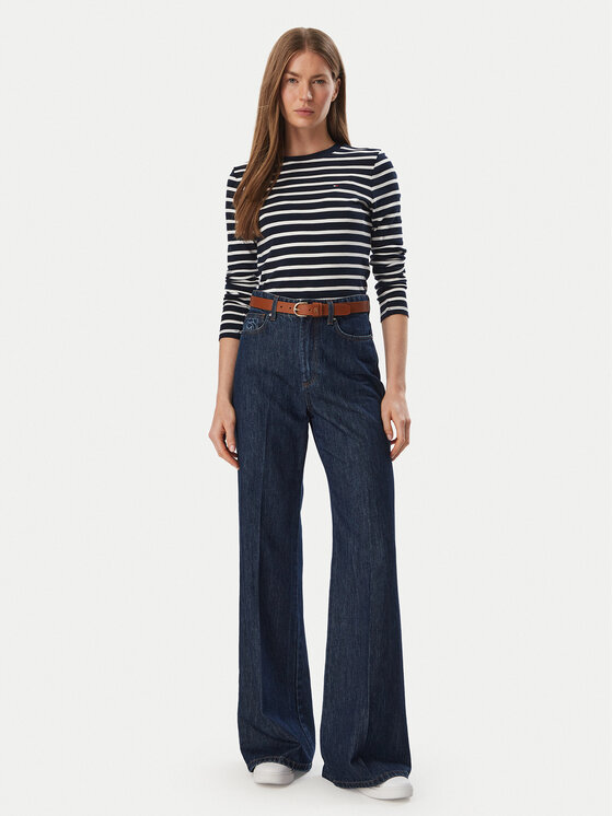 Tommy Hilfiger Tommy Hilfiger Bluză Cody WW0WW53689 Bleumarin Slim Fit