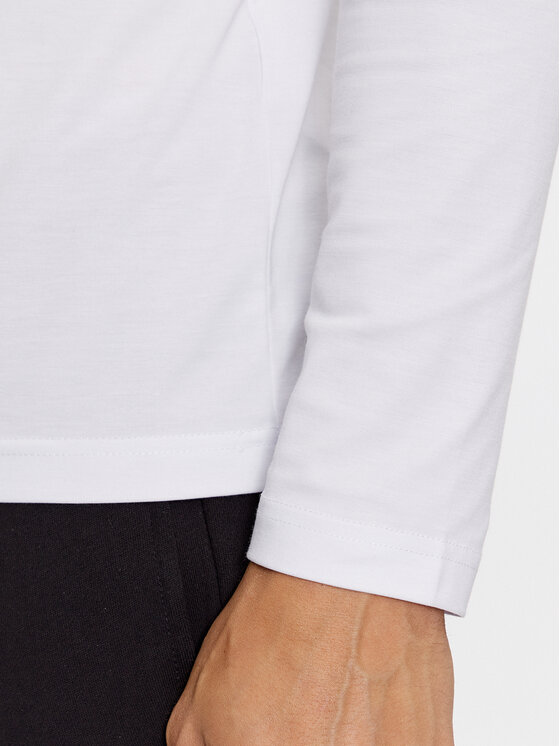 EA7 Emporio Armani EA7 Emporio Armani Longsleeve 8NPT17 PJRGZ 1100 Biały Regular Fit
