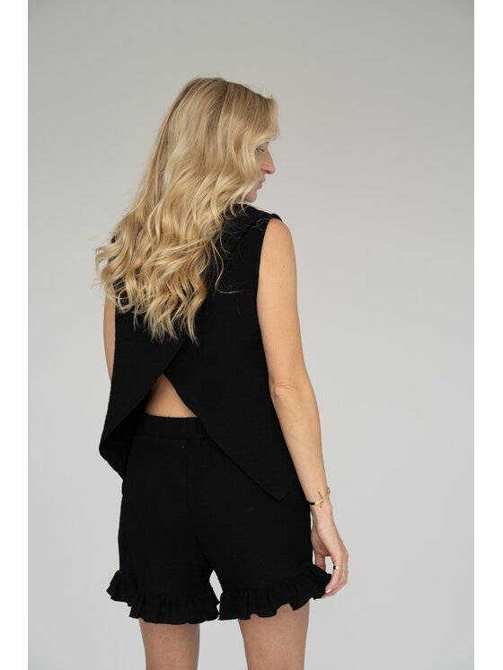 Me complete Me complete Top Top Candy black Czarny Relaxed Fit