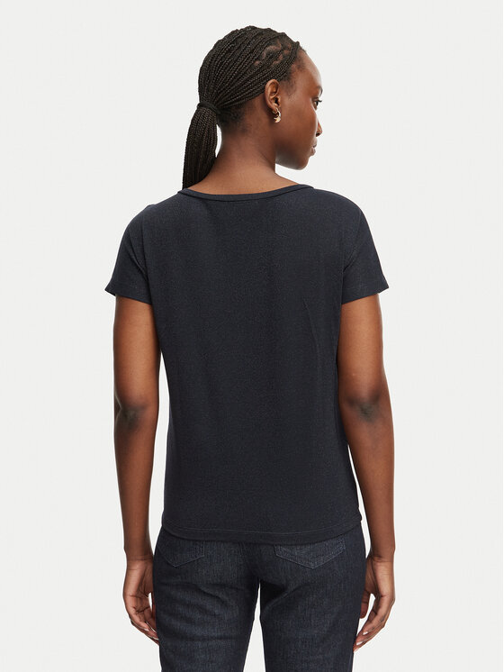 Marella Marella Blusa Accorta 2615971052 Blu scuro Regular Fit