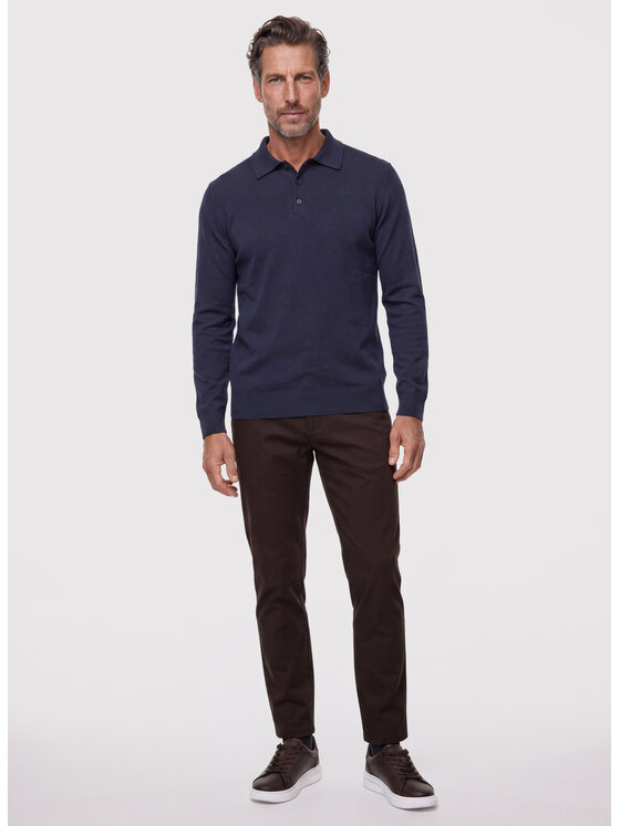 Pako Lorente Pako Lorente Sweter P26WF-2X-005 Granatowy Regular Fit