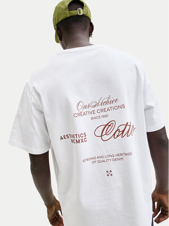 Jack & Jones Jack & Jones T-Shirt Roar 12288099 Λευκό Regular Fit