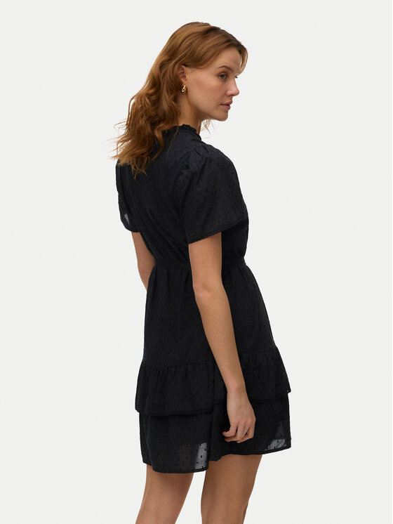 Vero Moda Vero Moda Kokteiļkleita Trine 10342726 Melns Regular Fit