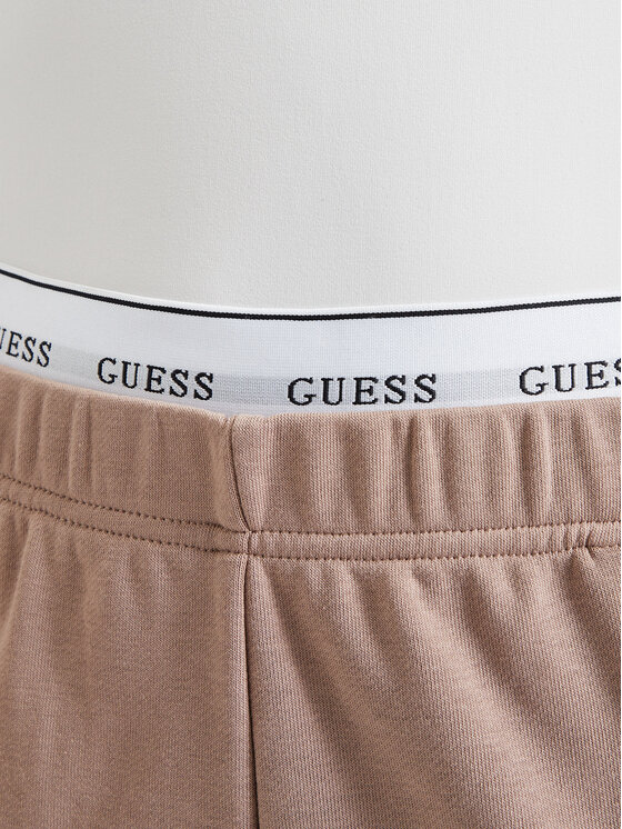 Guess Guess Donji dio trenerke O5RB01 KCO31 Smeđa Regular Fit