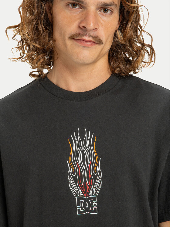 DC Shoes DC Shoes T-särk Burn Out EDYZT04356 Must Regular Fit