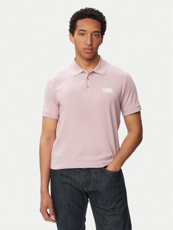 KARL LAGERFELD Tricou polo 745780 563235 Roz Regular Fit