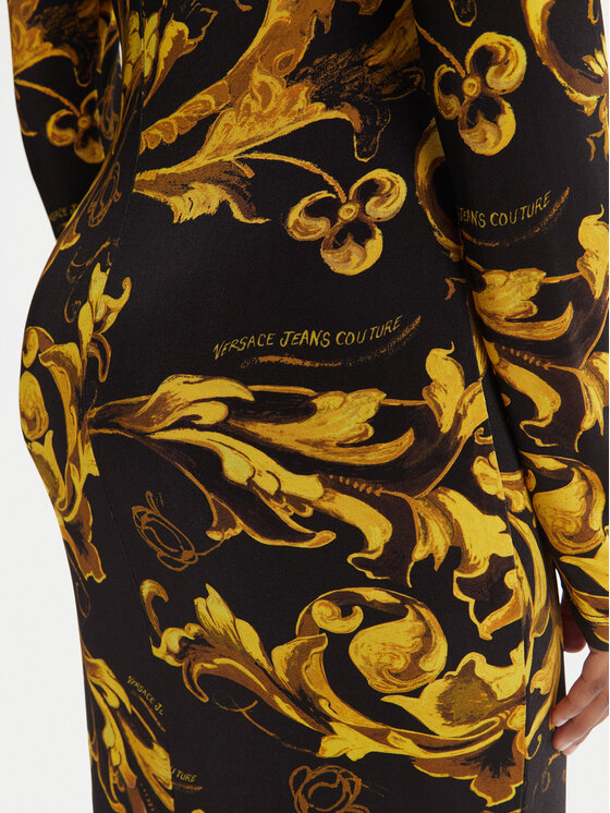 Versace Jeans Couture Versace Jeans Couture Každodenní šaty 79HAO920 JS500 Černá Slim Fit