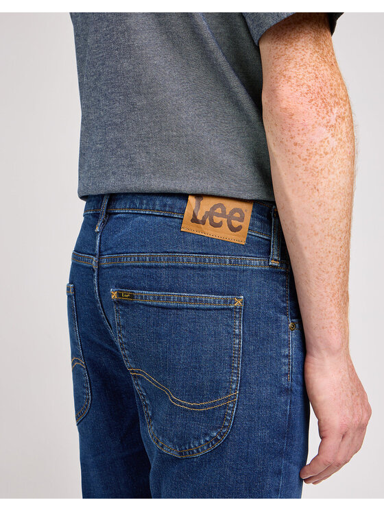 Lee Lee Jeansy LUKE Niebieski Slim Fit