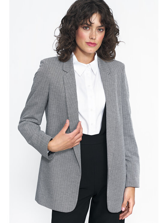 NIFE NIFE Marynarka Z53 Czarny Regular Fit