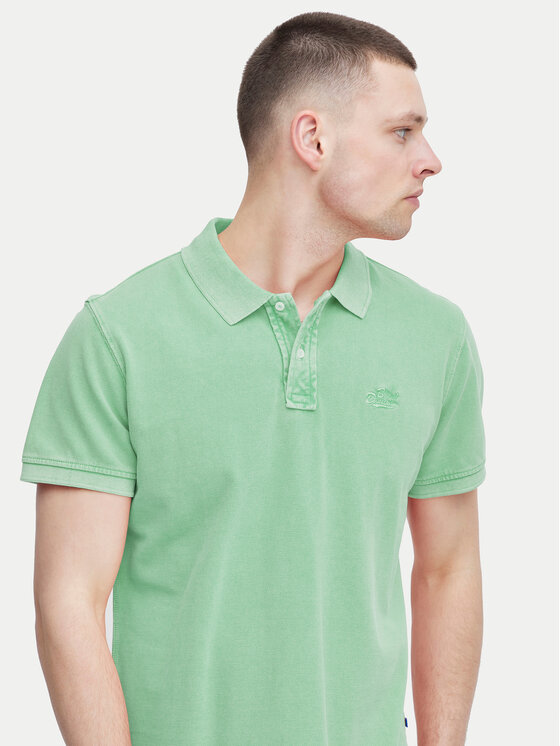 Blend Blend Polo 20716907 Zelena Regular Fit