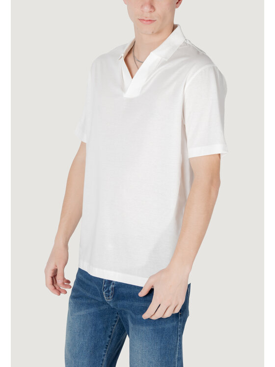 Armani Exchange Armani Exchange Polo XM000492 AF10364 Bianco Casual Fit