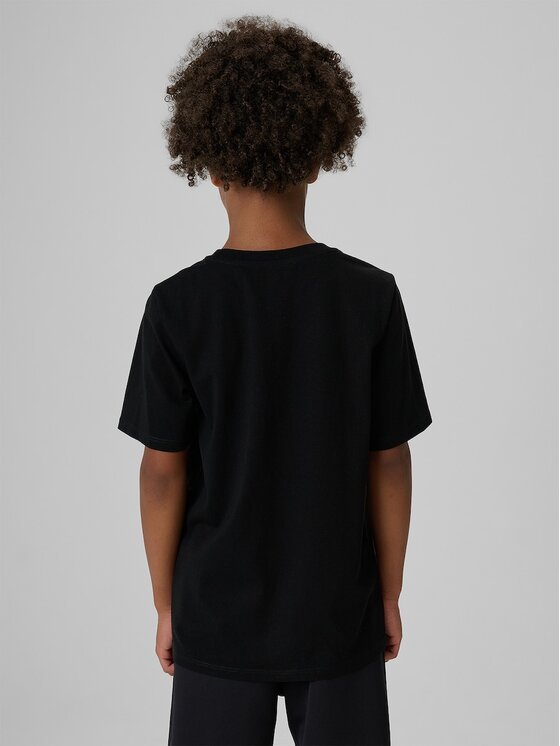 4F 4F T-Shirt 4FJRAW26TTSHM4525-20S Černá Regular Fit