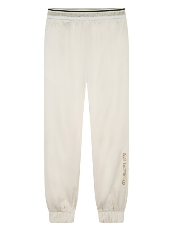 KARL LAGERFELD KARL LAGERFELD Pantaloni chino z30072_195 Bianco Regular Fit