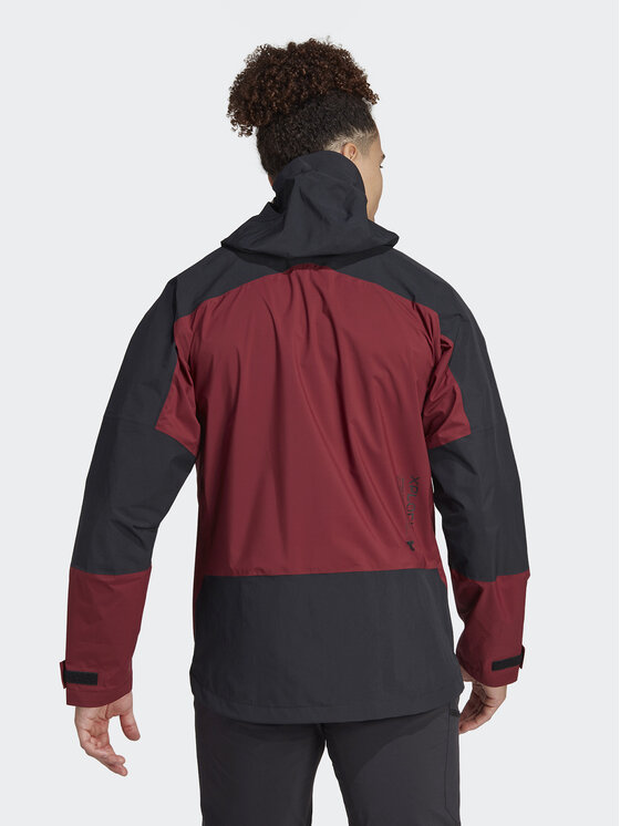 adidas adidas Outdoor jakna Terrex Xploric RAIN.RDY Hiking IB4266 Tamnocrvena Regular Fit