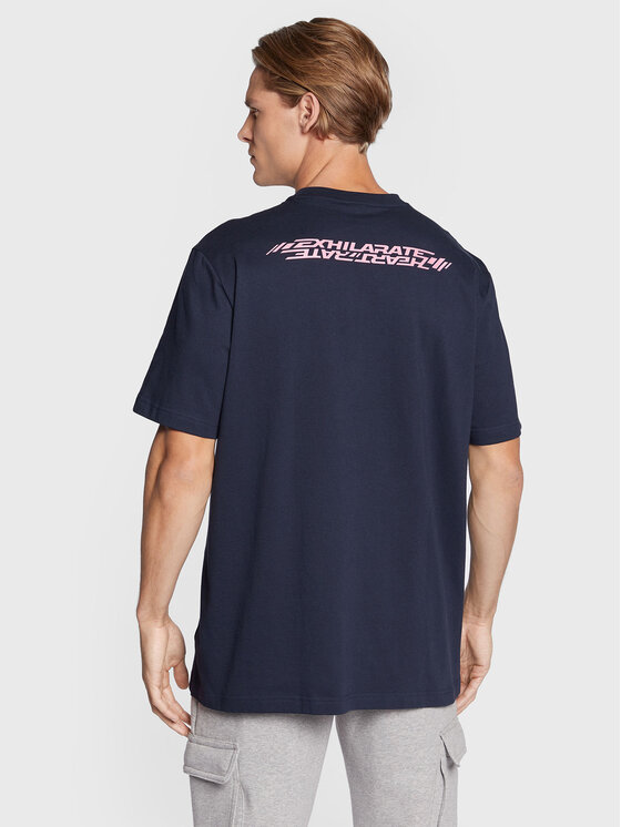 adidas adidas T-Shirt Adventure Ride HK4981 Tmavomodrá Relaxed Fit