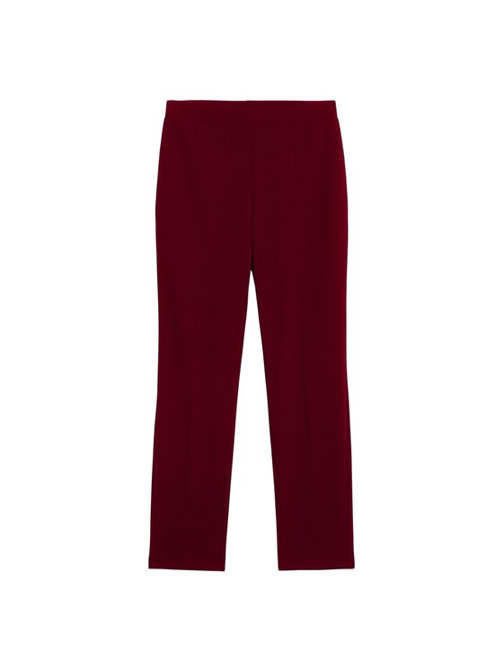 Oltre Oltre Spodnie materiałowe P273J002361N026 Czerwony Regular Fit
