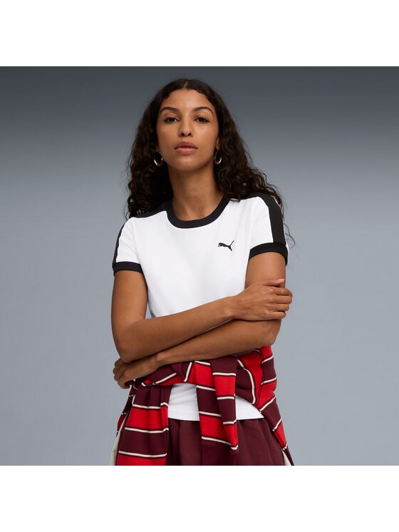Puma Puma T-Shirt 632129 Biały Regular Fit