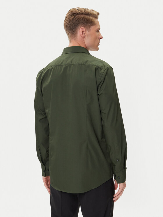 HUGO HUGO Риза Kenno 50289499 Зелен Slim Fit