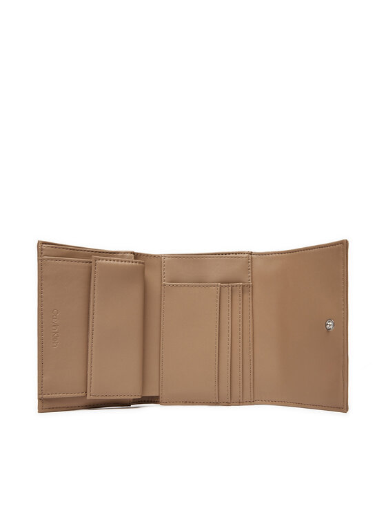 Calvin Klein Calvin Klein Portfel Ck Daily Medium Trifold_Pbl K60K612851 Beżowy