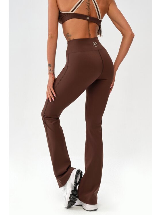 ROUGH RADICAL ROUGH RADICAL Legginsy MOCHA ACTIVE Brązowy Slim Fit