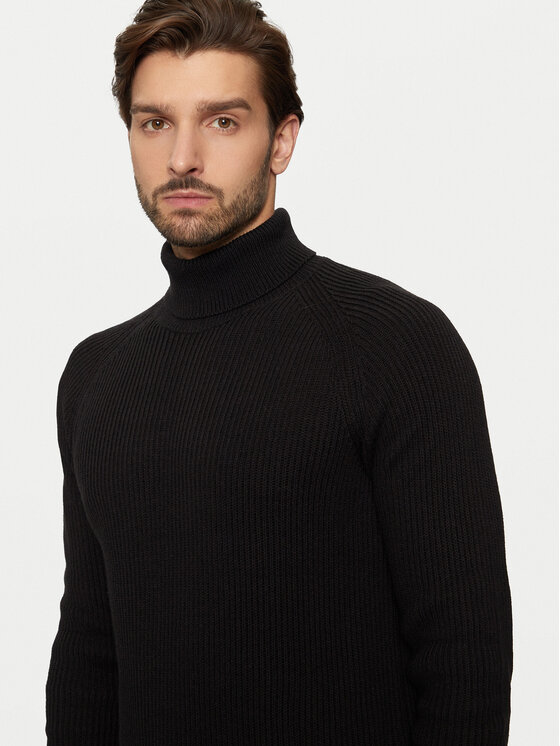 Jack & Jones Jack & Jones Golf Pannel 12258472 Czarny Regular Fit