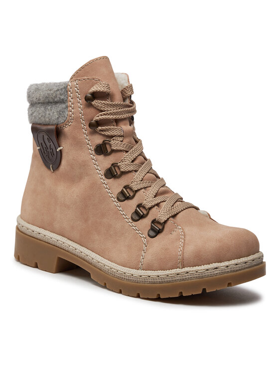 Rieker Rieker Schnürstiefeletten Y9430-32 Rosa