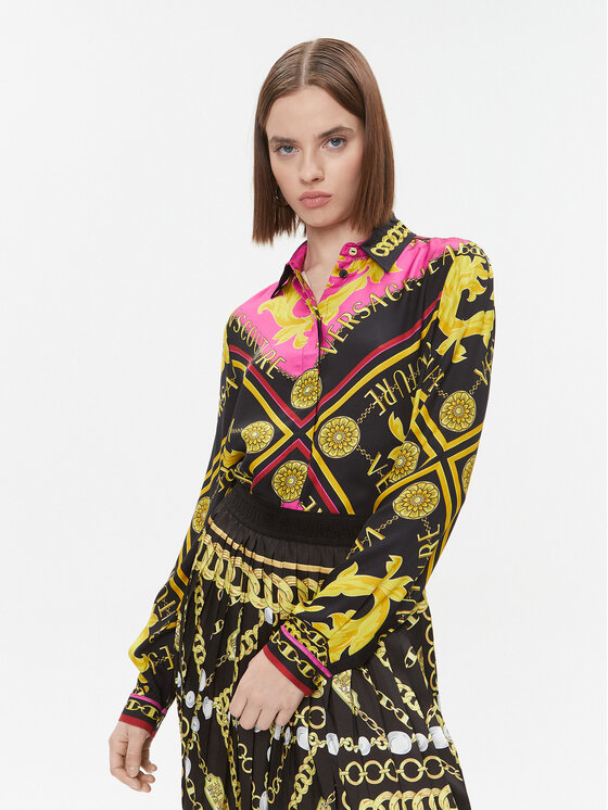 Versace Jeans Couture Košeľa 75HAL2A1 Farebná Regular Fit