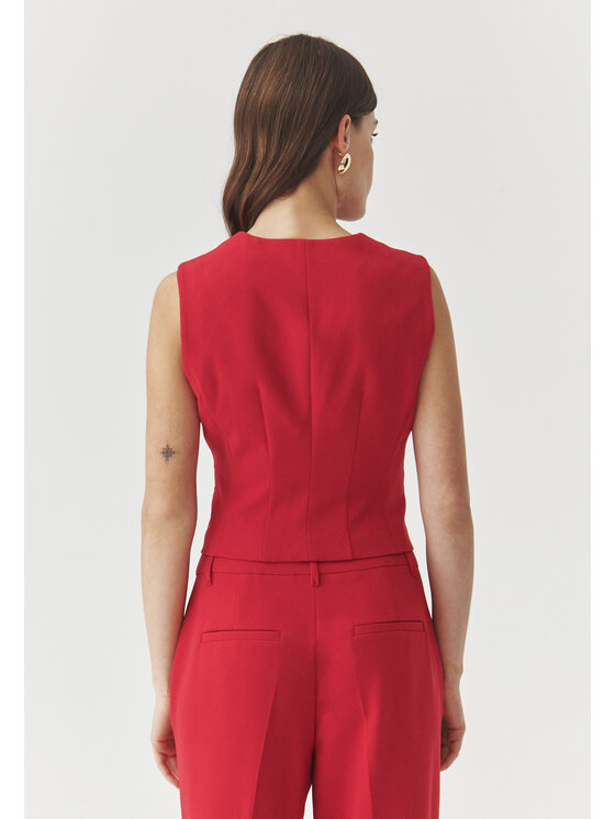 TATUUM TATUUM Kamizelka RONITA 3 Czerwony Fitted Fit