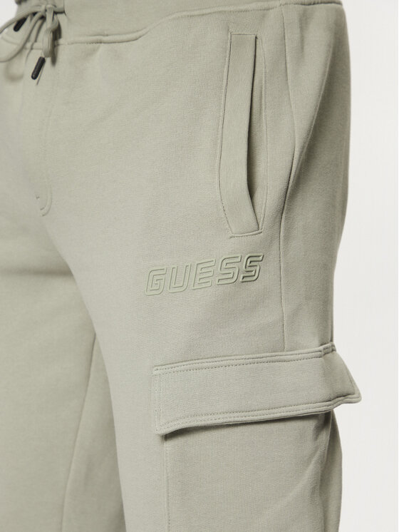 Guess Guess Teplákové kalhoty Z4YB08 K9V31 Zelená Regular Fit