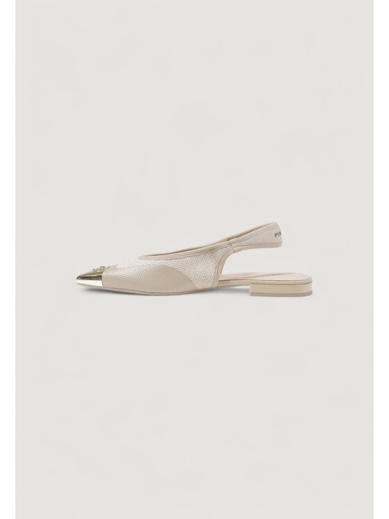 PINKO PINKO Σανδάλια GIANIRA 14 - SLING BACK LUREX KNIT Μπεζ