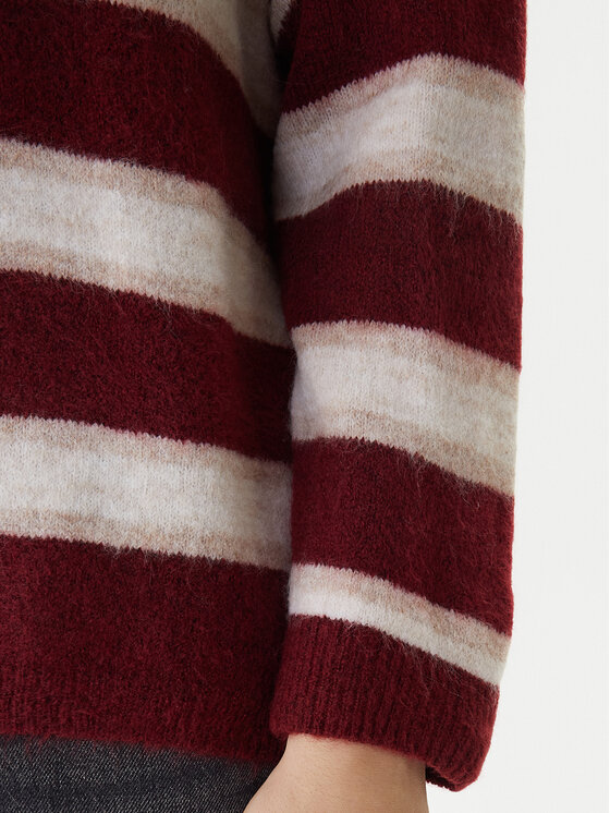 ONLY ONLY Pulover Talio 15358606 Bordo rdeča Regular Fit