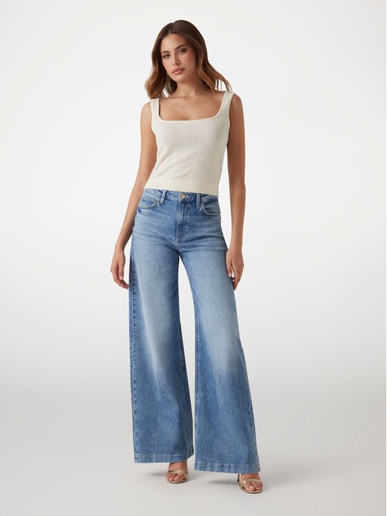 Guess Guess Top 175799 Biały Classic Fit