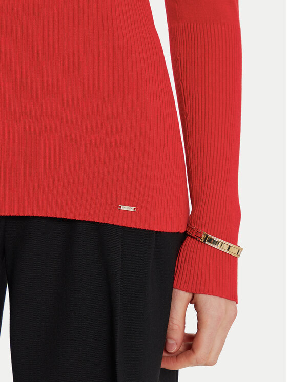 Morgan Morgan Golfas 132-MENTOS.M Raudona Slim Fit