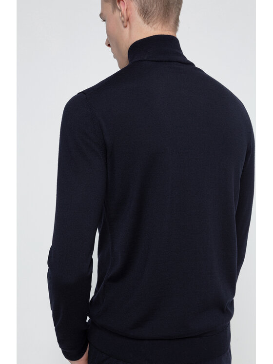 HUGO Hugo Maglione San Gottardo 2 50435691 Blu scuro Slim Fit