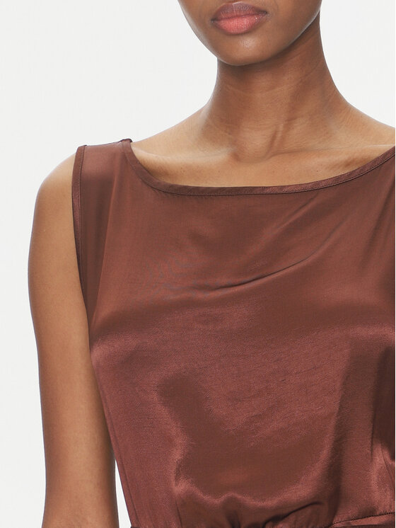 ViCOLO ViCOLO Estélyi ruha TD0766 Barna Regular Fit