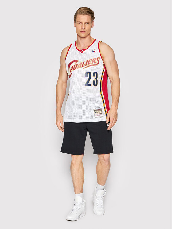 Mitchell & Ness Mitchell & Ness Smanicato SMJYCP19209 Bianco Regular Fit