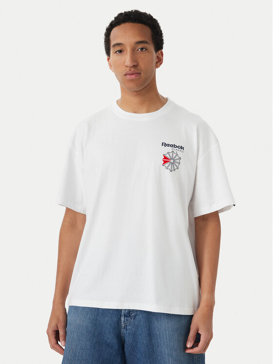 Reebok Reebok Tricou RK25735CCM Alb Regular Fit
