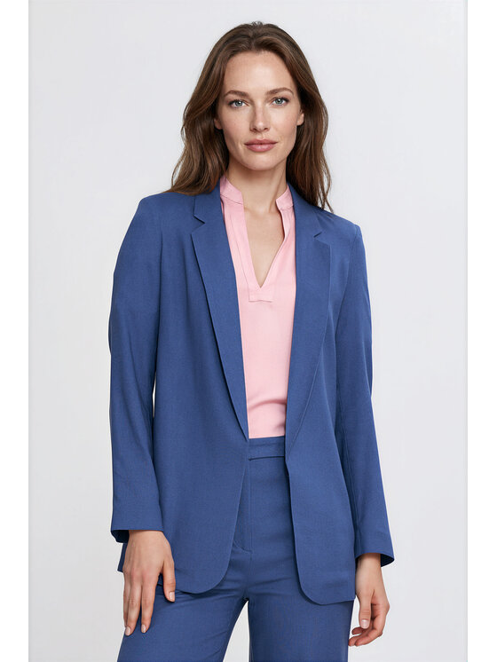 NIFE NIFE Blúzka B243 Ružová Relaxed Fit