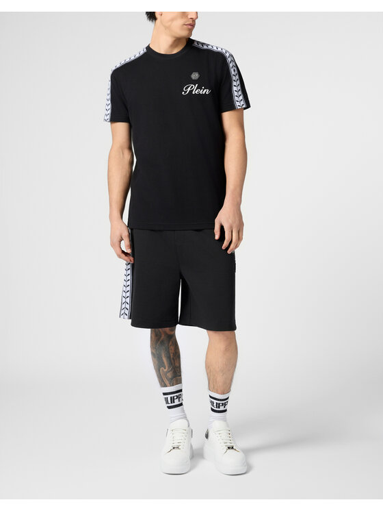 PHILIPP PLEIN PHILIPP PLEIN Szorty sportowe 30549 Czarny Jogger Fit